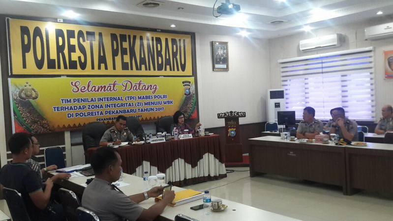 Tim Penilai Internal Mabes Polri Datangi Polresta Pekanbaru